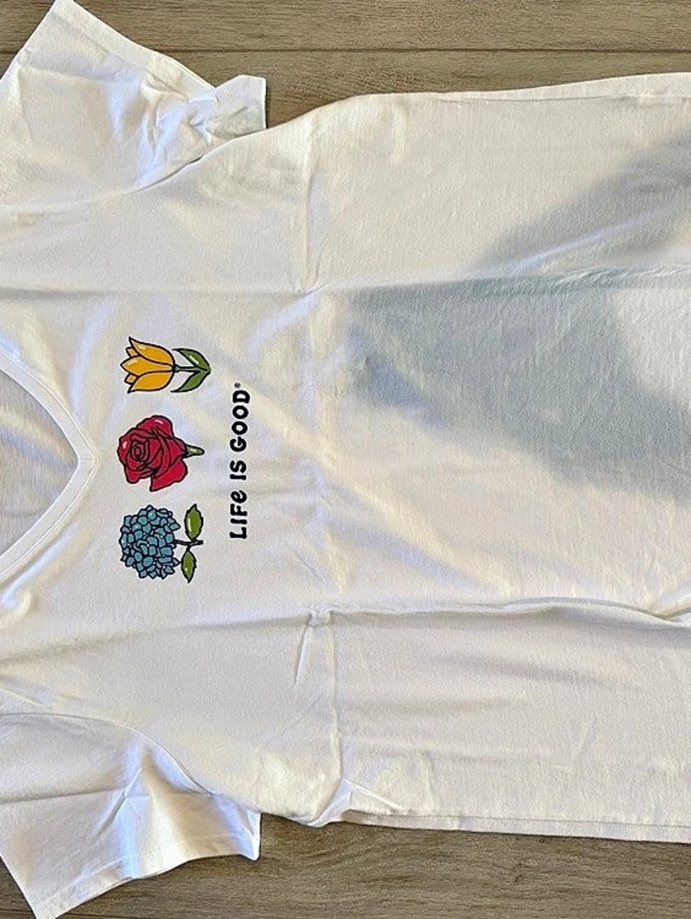 Life is Good Graphic Tee White XXL
